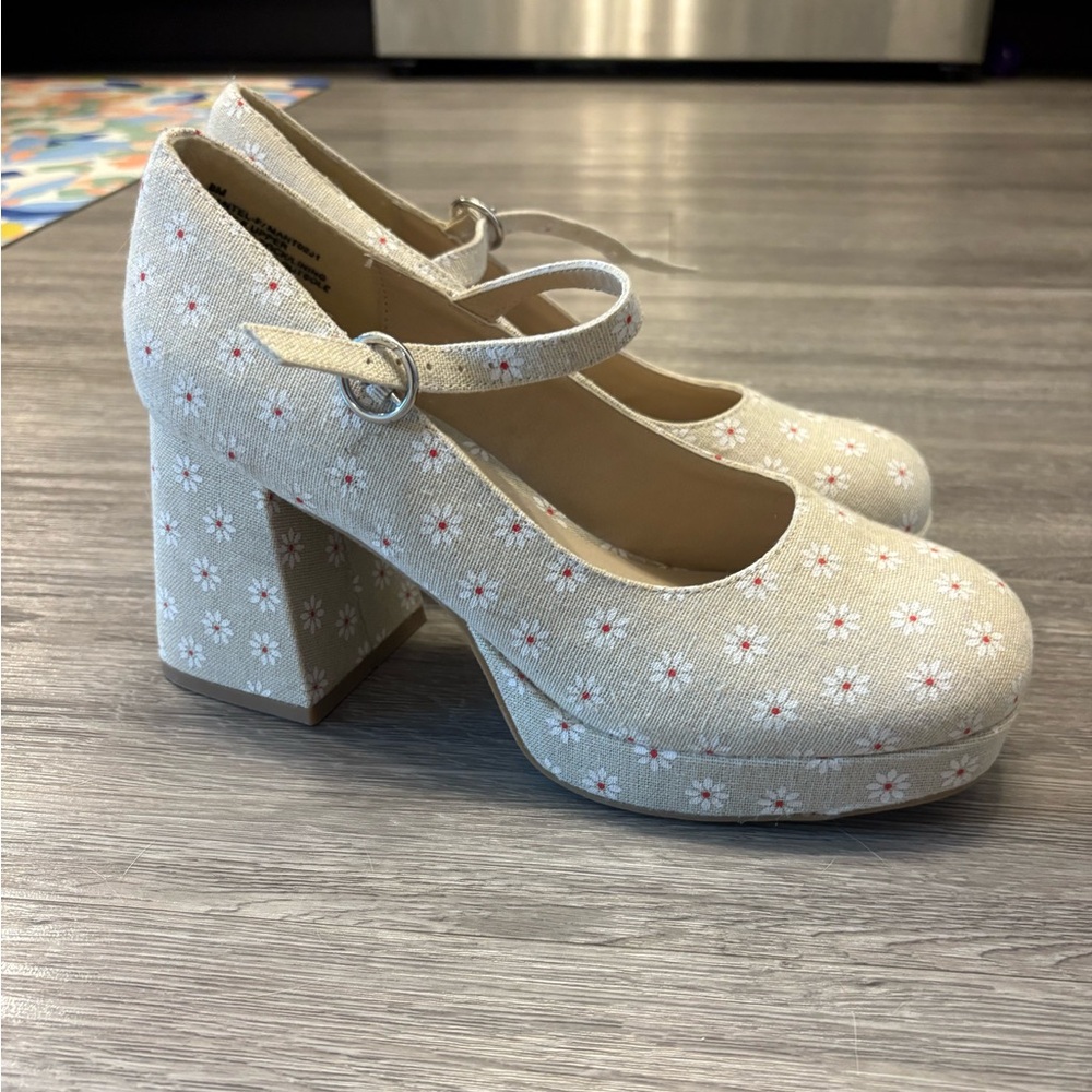 Floral Madden Girl Platform Heels